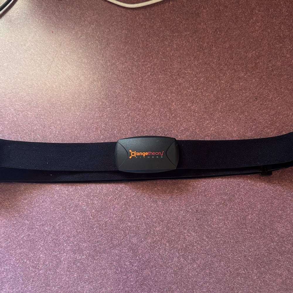 Orangetheory Black and Orange Wristband